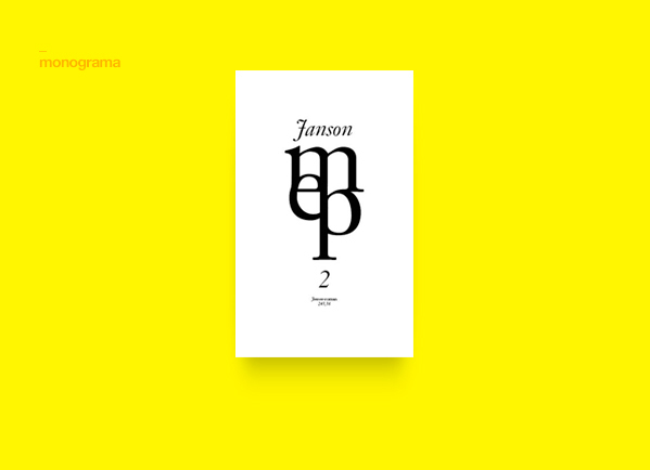 tipografia typography   editorial desing especimen fadu uba serif Janson