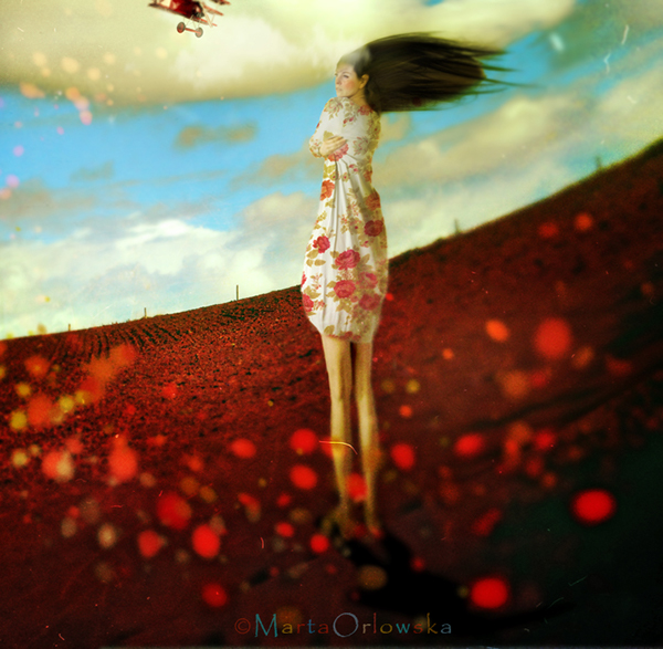 houses streets Moody fine Nature fantasy dreamy imaginary creative Unreal butterflies girl light conceptual surreal