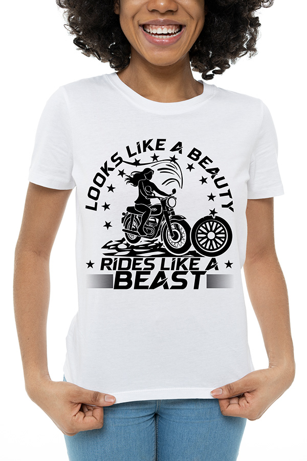 Modern Motorcycle T shirt design