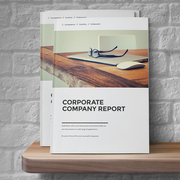 Agreement ANNUAL report business clean contract corporate Corporate Design creative customisable document estimate Form annual report