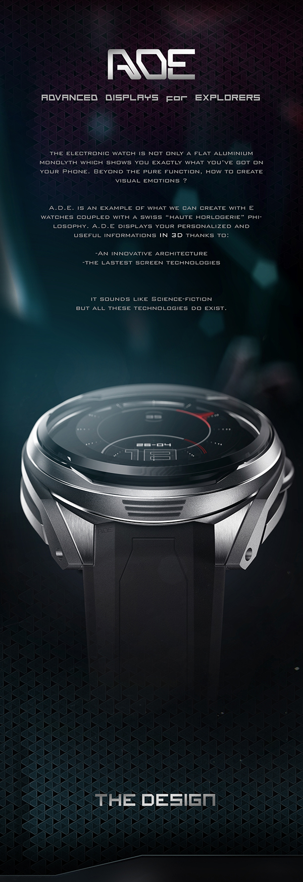 A.D.E. Holographic watch n°1