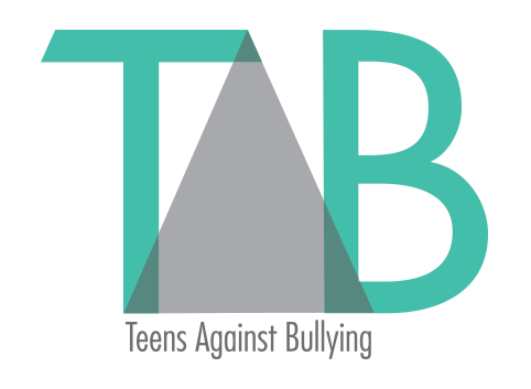 tab teens  against  bullying  app  Application  UX  branding  website  blue  triangle