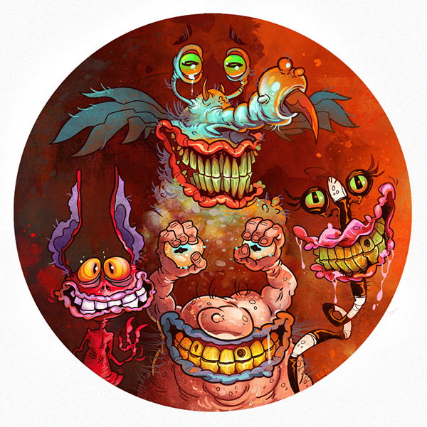 ahh Real Monsters Endless Tribute On Behance