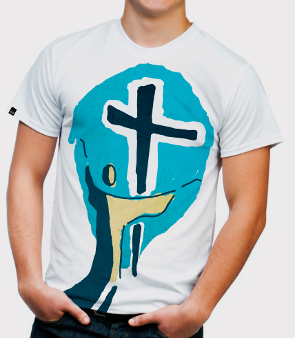 marca desenvolvimento Mockup camisetas religious religião Igreja