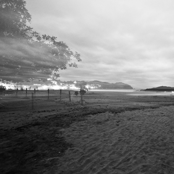 beach black and white summer palms sunset clouds sayulita nayarit mexico playa blanco y negro minimal contraste contrast