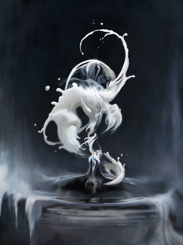 gesture rain art Style concept water lightin clean detail cool effect arts Character water color illustrations