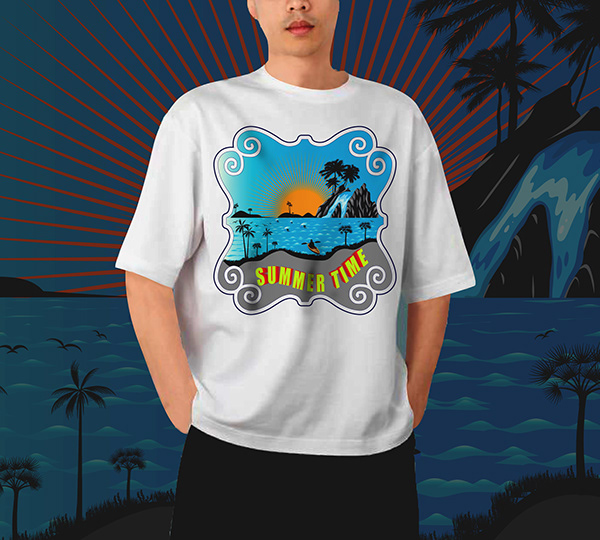 Summer T-shirt Design