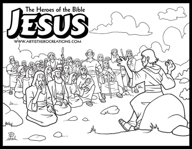 The Heroes of the Bible Coloring Pages on Behance