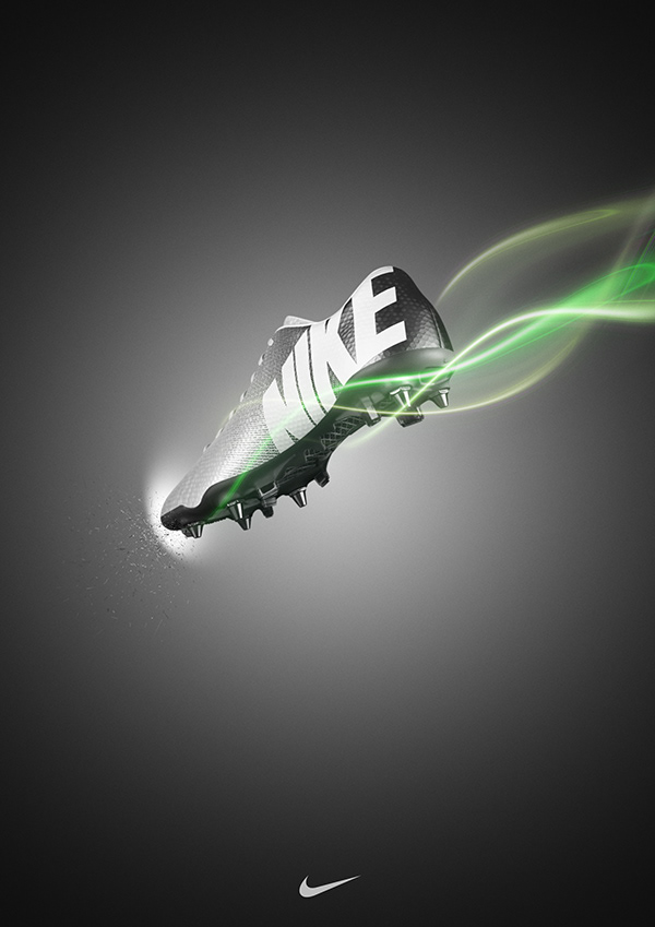 【NIKE】Football shoes poster