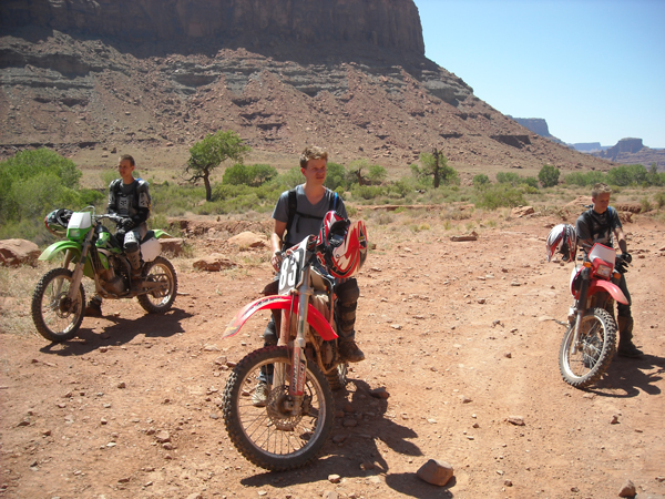 Moab dirt biking utah Landscape desert summer Rocky Mountains