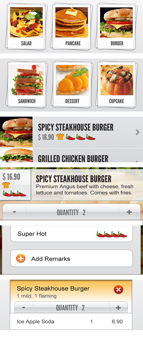 iphone  iOS  apple  restaurant  cafe  FOOD  f&b  ordering  app