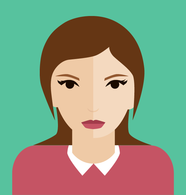 flat Character avatar graphics