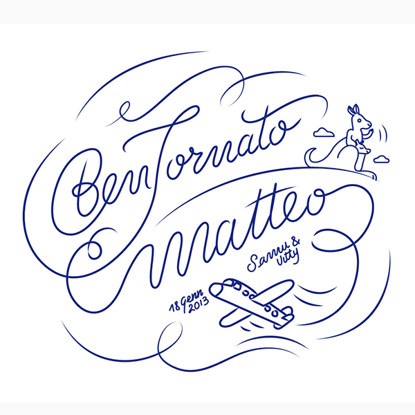 Bentornato Matteo Lettering On Behance