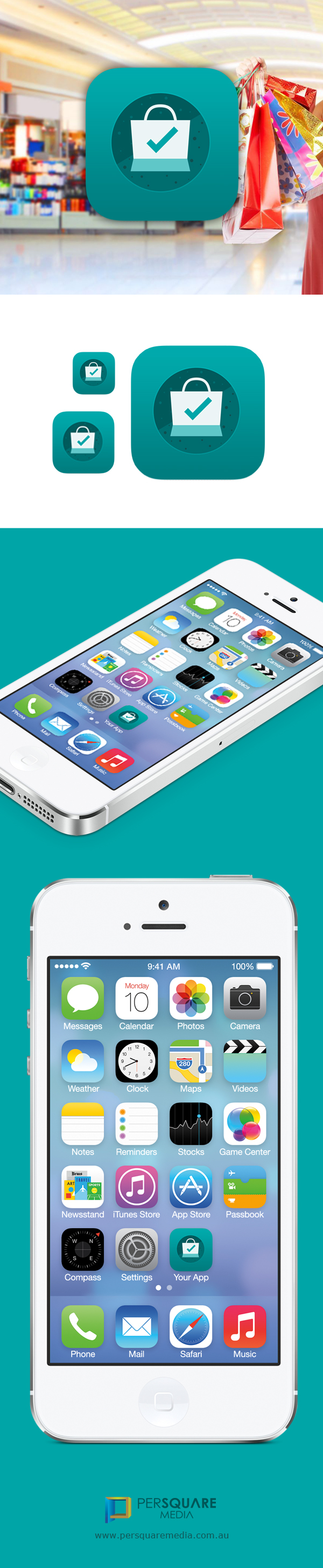 Shopping Ecommerce app Icon iphone