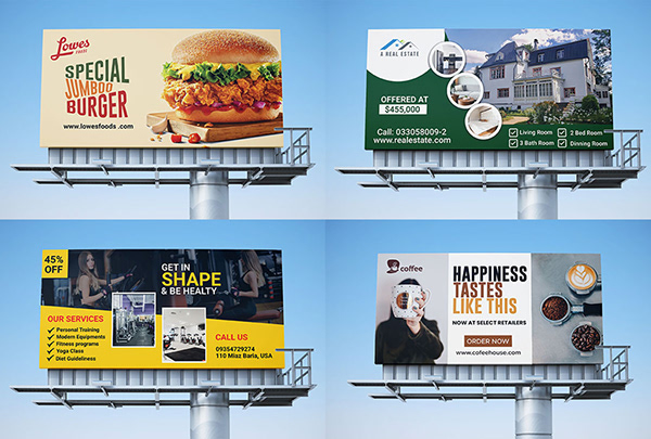 Billboard design collection | Billboards banners vol. 1