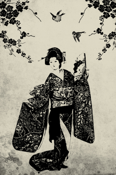 digital illustration traditional japanese japan geisha samurai Memoirs memories festival Entertainment