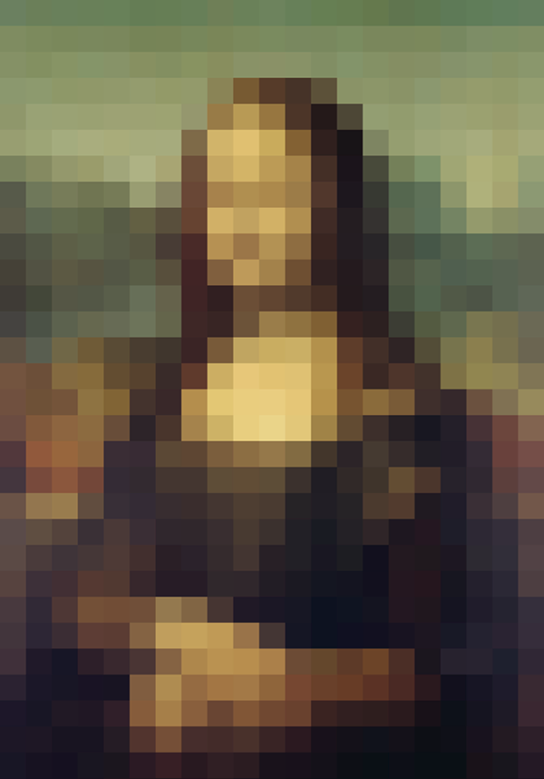 Mona Lisa #pixelart on Behance