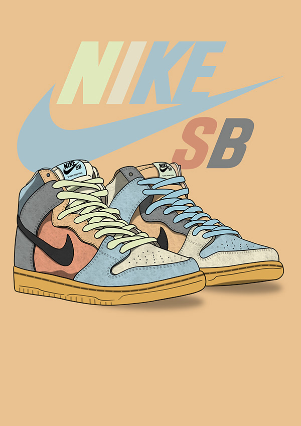 Nike SB Dunk High «Spectrum»