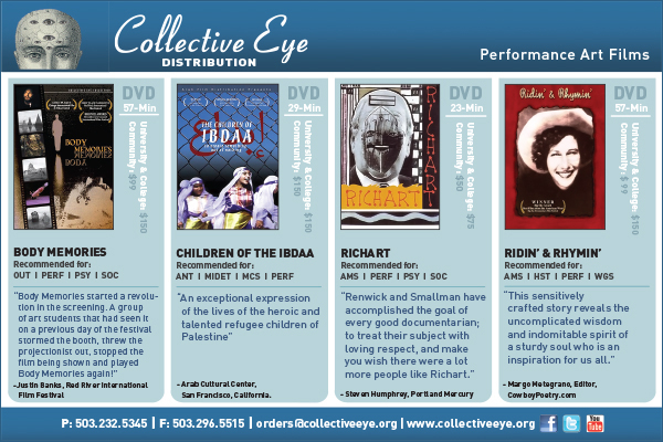 Collective  eye llc collective eye llc collective eye DVD postcards art