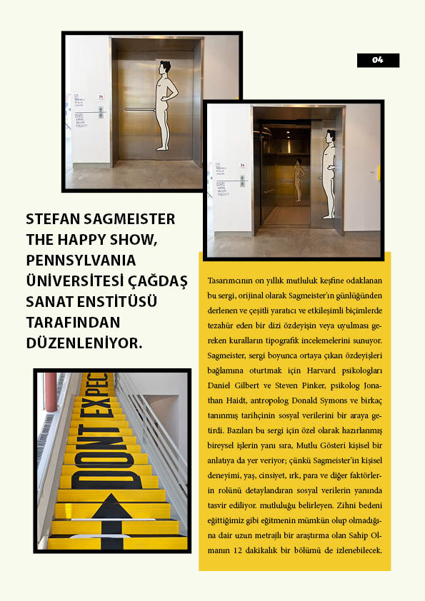 stefan sagmeister magazine print InDesign adobe graphics