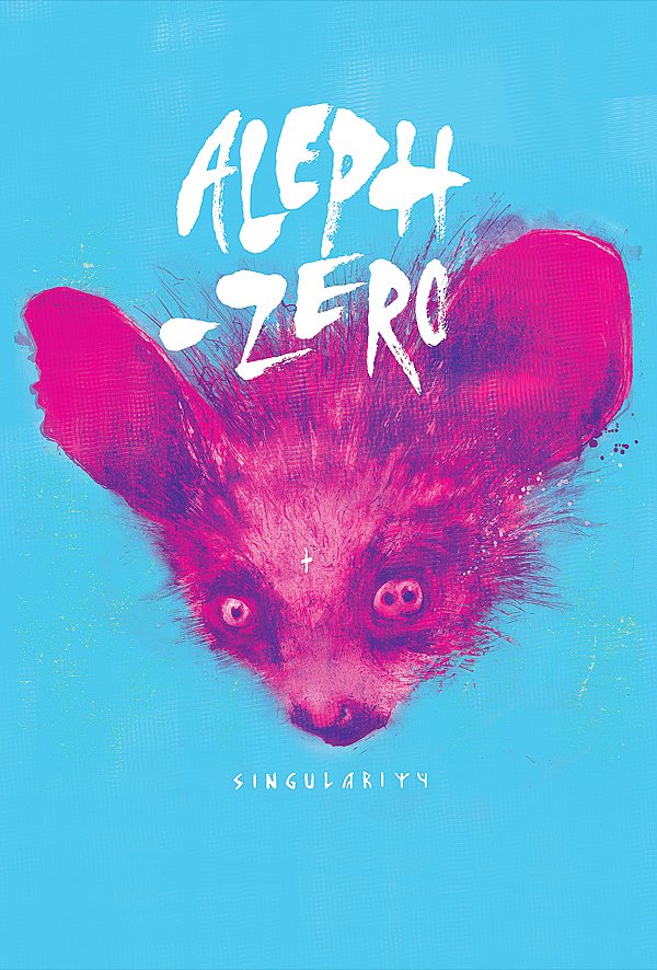 aleph-zero letaz ebltz   cover Album Singularity duo aye-aye Hardcore cyan magenta