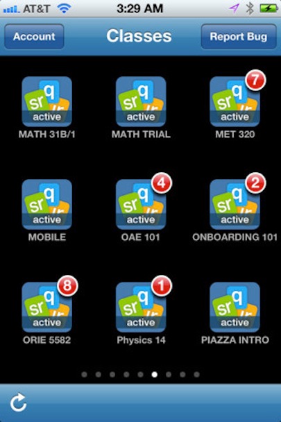 Piazza Mobile Application critique student