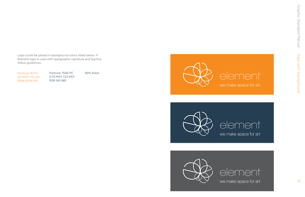 elements brand manual identity Stationery grid environmental design