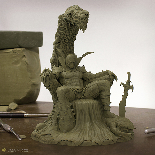 Hell Spawn sculpt