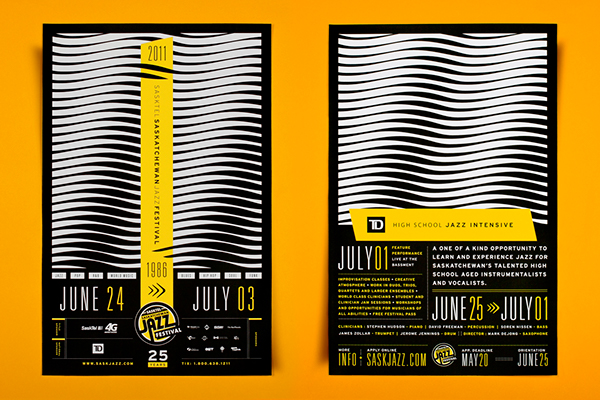 Music Festival jazz festival pattern yellow Saskatchewan Jazz Fesitval poster Booklet Program iphone app Lanyard
