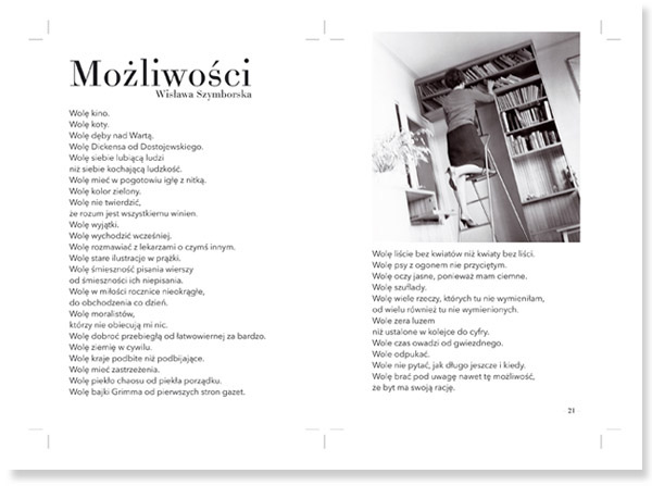 Szymborska szymborska's drawer poster flyer brochure exhibition identity identity yellow bookmark