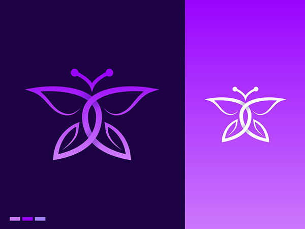 Logo, Logo Design, Butterfly Logo, Branding