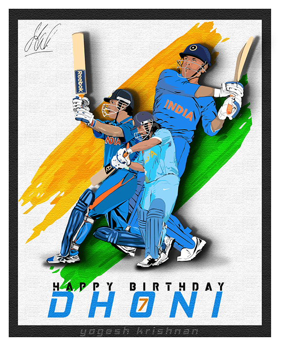 Birthday Poster for Msd