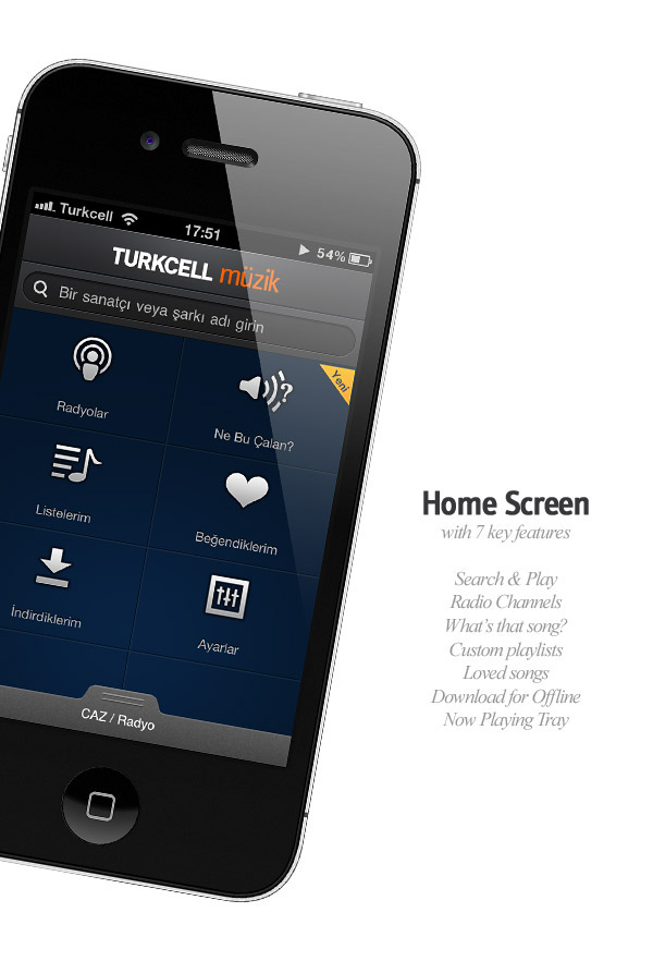 Turkcell muzik GNCPLAY iphone app mobile