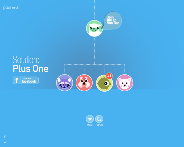 Startup  social  Event minimalist Fun Web user experience user interface UI ux