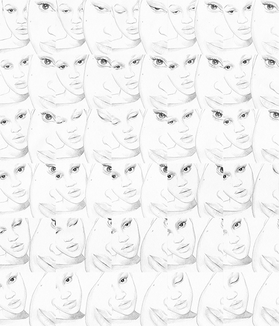 animated portraits animated sketch stop frame animation Beyonce t.s abe kehlani lejonjhertatwins SELENAGOMEZ Kyliejenner fashionillustration editorialillustration