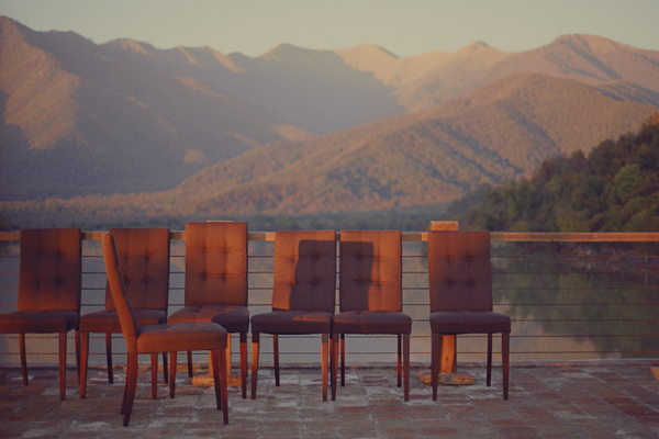 Georgia chair chairs lake resort Travel tourism relax mountain mountains table glass wine tour green