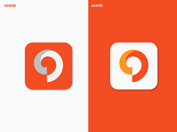 aconiz,modern a logo