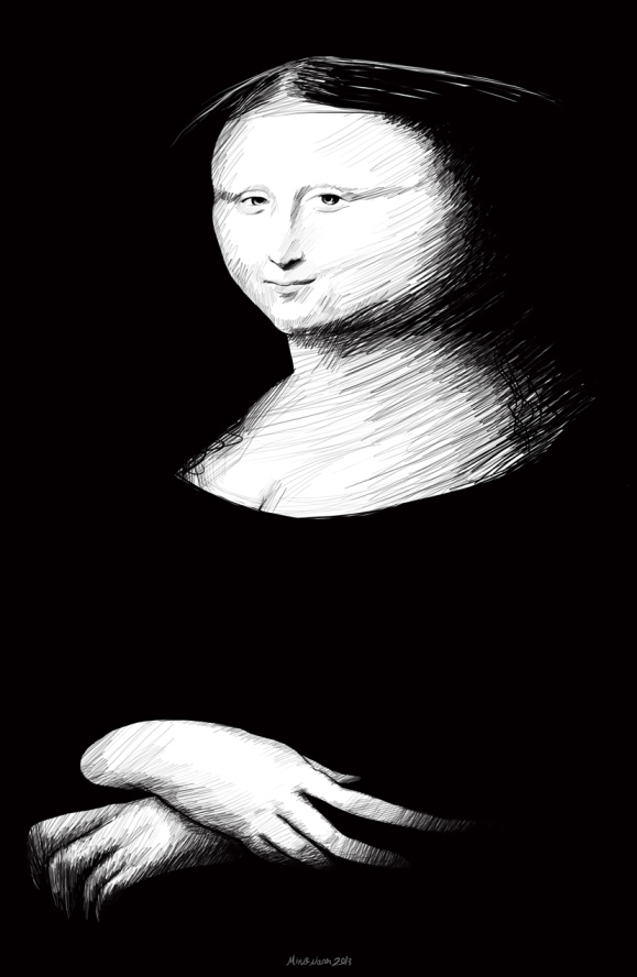 Gioconda Project art  art exhibition artist Blog Creativity Initiative leonardo da vinci Mona Lisa la gioconda Project twitter experiment creative