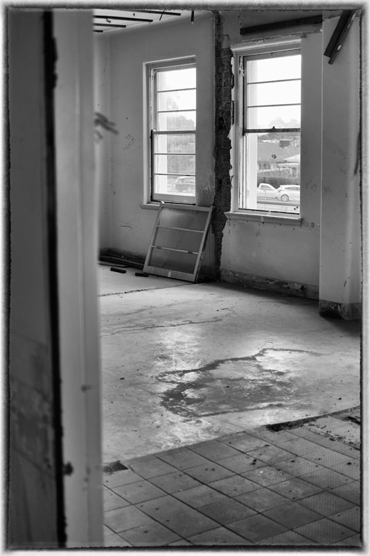 hospital historic black and white abandoned