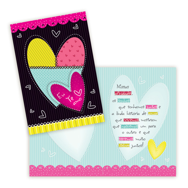 cartões namorados cartão de namorados 2013 namorados  cards Valentine's Day ilustração namorados 