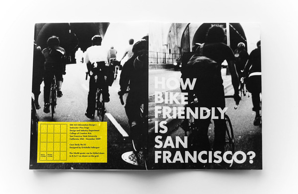 information design poster bikes san francisco