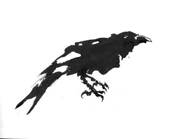 crows concept sketch studies