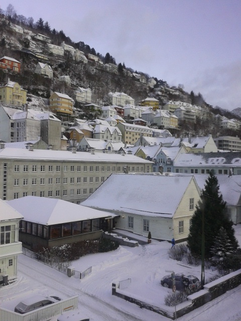 Landscape norway Bergen trip snow winter street photography