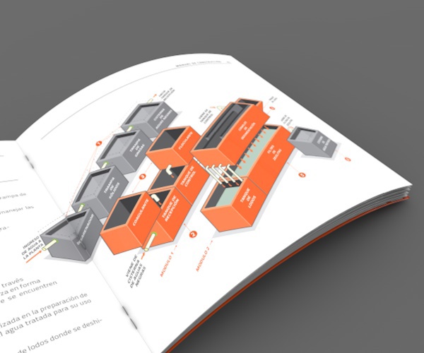 manual brochure 3D Graphics Render ILLUSTRATION  design concrete steel rendering c4d