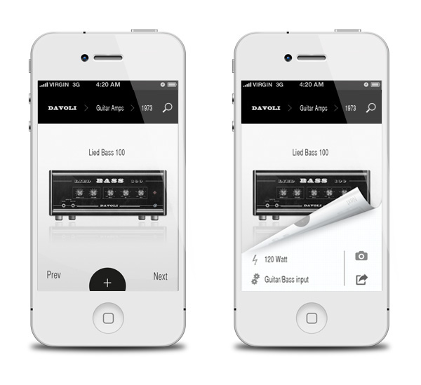 iphone app mobile ux mobile interface minimal White clean Layout vintage concept apple