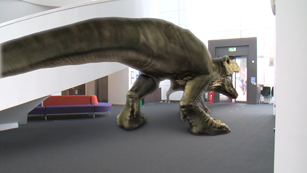 t-rex Dinosaur vfx short film modelling  texturing