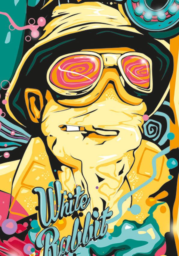 Fear And Loathing In Las Vegas Tribute Poster Artwork On Behance