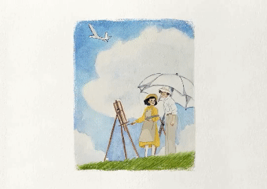 watercolor illustration watercolor ILLUSTRATION  Editorial Illustration Studio Ghibli Hayao Miyazaki digital illustration Ghibli Fanart ghibli illustration The Wind Rises
