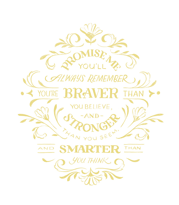 Christopher Robin Quote on Behance