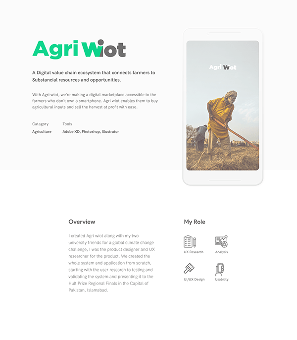 UX Case Study for Agriculture App